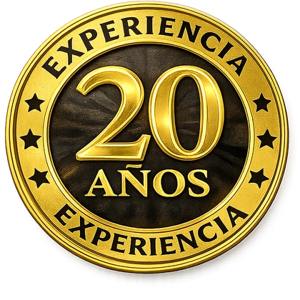 20 años de experiencia